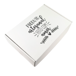Caixa Postal Branco "Produto Artesanal Feito com Amor" – Envio de Encomendas com Estilo – Norpack