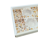 Caixa Kit Fondue de Páscoa c/ 2 Potes e 4 Divisórias – Tampa Alta 8cm – Norpack - Image 2