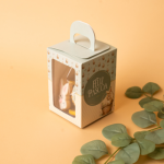 Caixa Kraft de Páscoa c/ Alça e Janela – 9,5x9,5x14cm – Norpack - Image 8