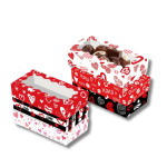 Caixa Cartolina Dia dos Namorados c/ Tag e Cordão 12x12x3,5cm Pack 8 unidades – Norpack