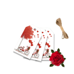 Etiqueta Cartão Bicicleta 5x9cm Pack 48 unid – Norpack