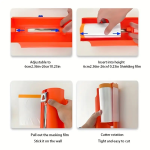 Cortador para Rolo Plástico c/Fita Adesiva Pintura - Ideal para Obras! – Norpack - Image 4