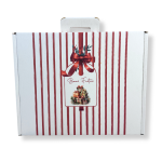 Caixa Cartão Cabaz Branca com Pega 38,4x32,5x11,5cm Natal “Presente de Natal” – Norpack - Image 2