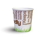 Copo Papel Café 90ml Branco Pack 100/ Take Away – Norpack - Image 2