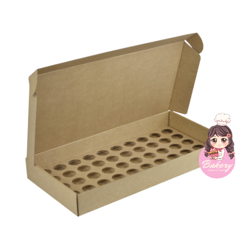 8-4.png Caixa Cartão Kraft 440x220x55mm p/50 Brigadeiros c/Impressão no tampo – Norpack - Image 1
