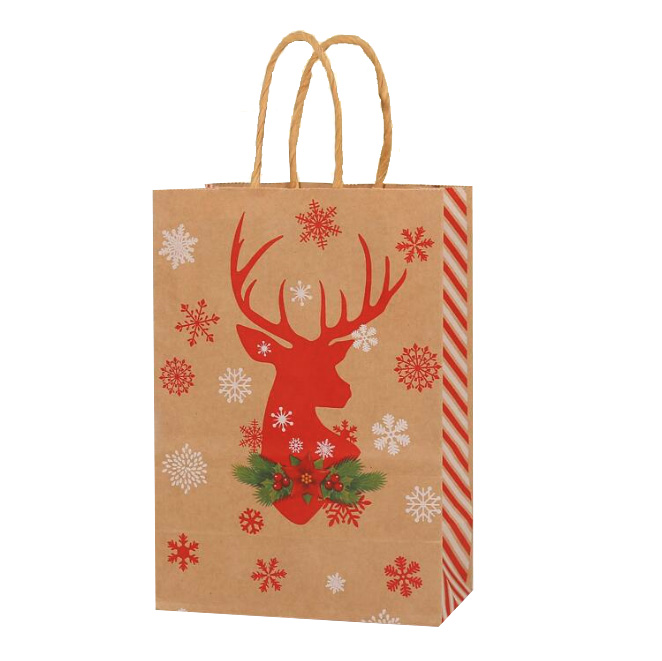 8-pecas-conjunto.jpg Saco Papel Kraft Natal 15x8x21cm Pack 8unid variados – Norpack - Image 1