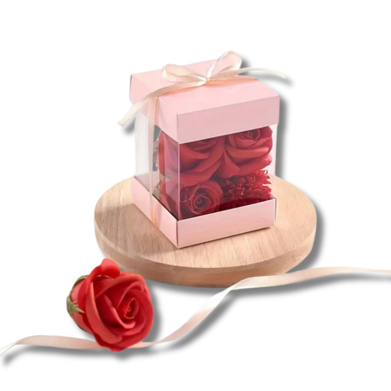 88.png Caixa Cartolina Rosa c/ tampa 7x7x9,5cm Pack10 unidades – Norpack - Image 1