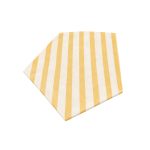 Folha Papel Anti-Gordura Branca 28x34cm Coleção Verão Riscas Amarelas – Norpack - Image 2