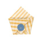 Folha Papel Anti-Gordura Branca 28x34cm Coleção Verão Riscas Amarelas – Norpack