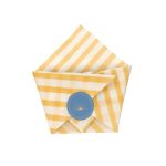 Folha Papel Anti-Gordura Branca 28x34cm Coleção Verão Riscas Amarelas – Norpack - Image 3