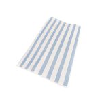 Folha Papel Anti-Gordura Branca 28x34cm Coleção Verão Riscas Azuis – Norpack