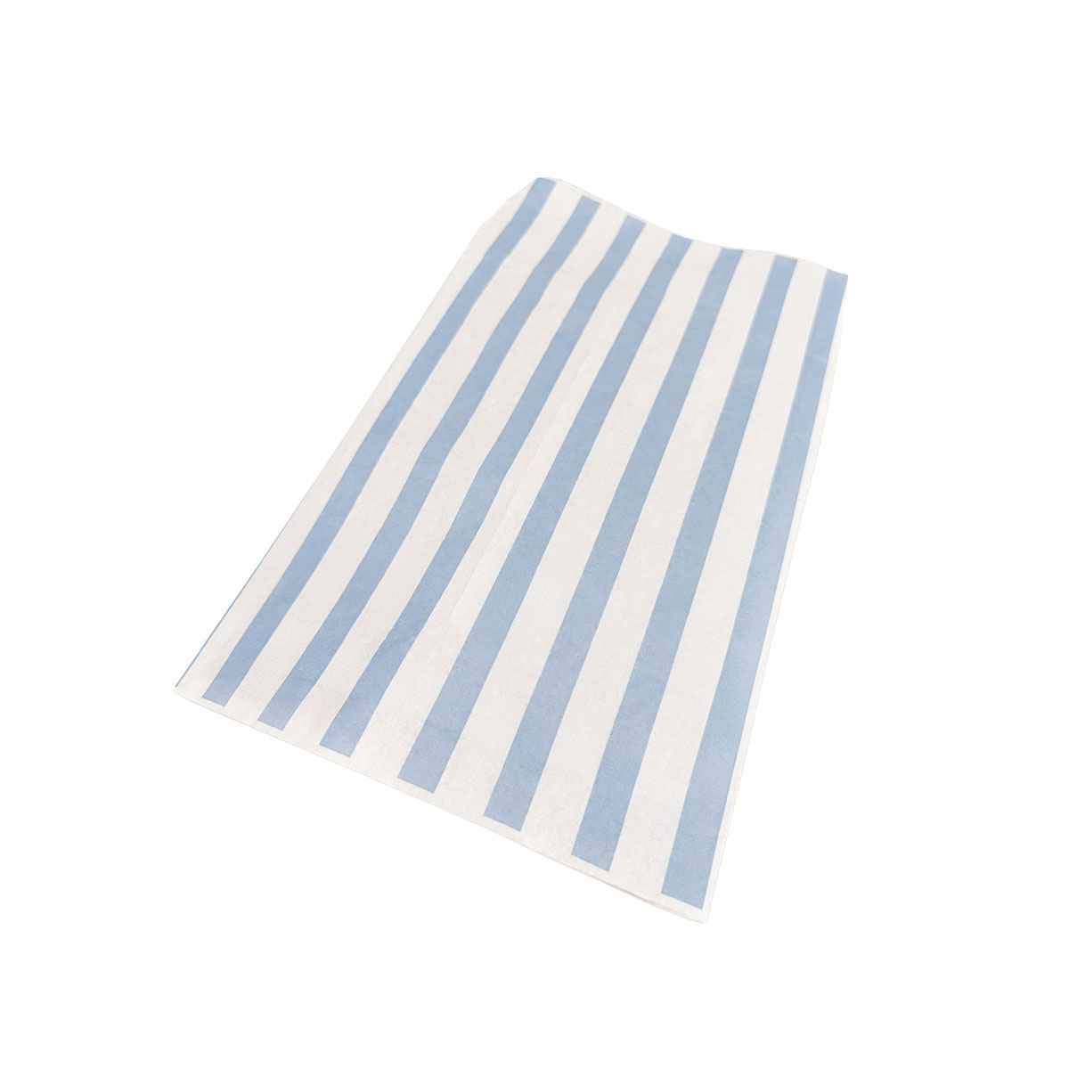 Anti-gordura-branco-28x34-riscas-azuis-380200000001.jpg Folha Papel Anti-Gordura Branca 28x34cm Coleção Verão Riscas Azuis – Norpack - Image 1