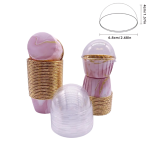 Cobertura Plástico p/ Copo de Queques/Cupcake - Pack 50 – Norpack