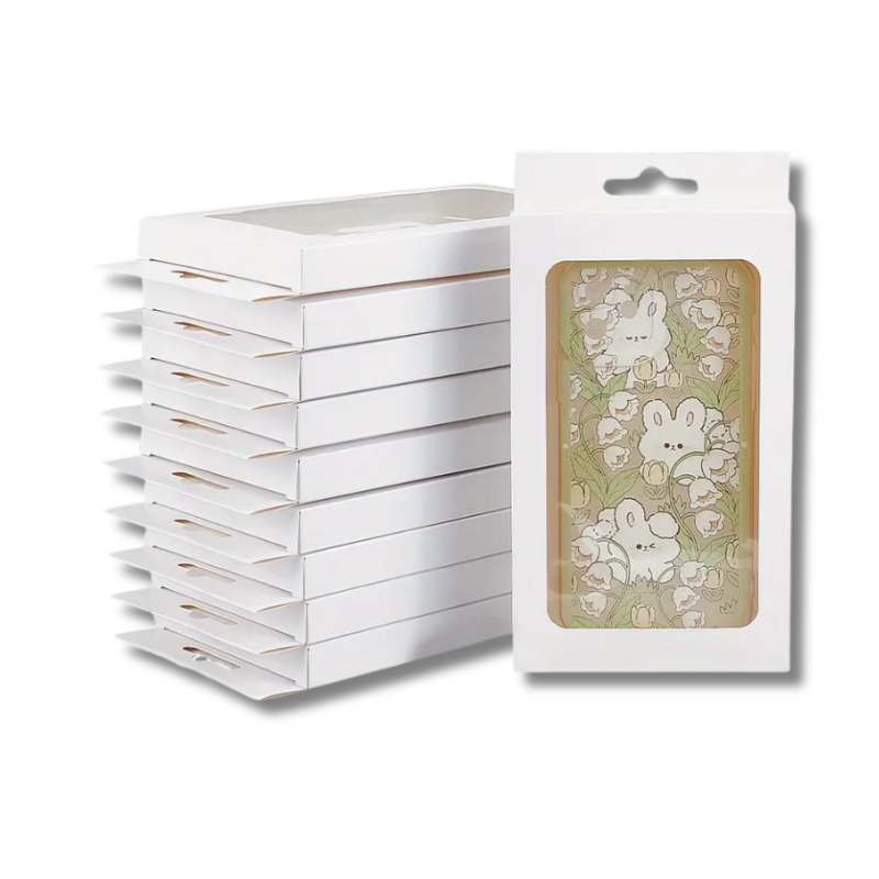 Artigos-Novos-12052025-3.png Caixa Cartolina Branca p/ capas telemóvel / presente 10,5x1,7x14cm - Pack 18unidades – Norpack - Image 1