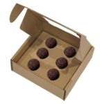 Caixa Cartão Kraft p/Brigadeiros c/Janela Vintage – Norpack - Image 4