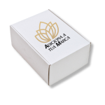 Caixa Cartão Postal Branca p/3 Garrafas 28x34x9cm c/Impressão – Norpack