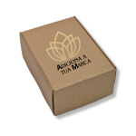 Caixa Cartão Postal Kraft p/3 Garrafas 28x34x9cm c/Impressão – Norpack