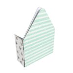 Caixa Cartão Branca Envelope 20x7x16+29cm Riscas Azuis – Norpack - Image 4