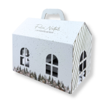Caixa Cartão Branca Presente Casa c/ pega 30x20x17cm "Inverno Encantado" – Norpack - Image 4