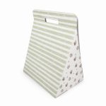 Caixa Cartão Branca Presente / Flores 30x20x28cm Riscas Verdes – Norpack - Image 5