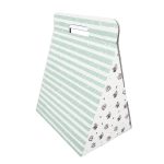 Caixa Cartão Branca Presente / Flores 30x20x28cm Riscas Azuis – Norpack - Image 3