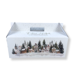 Caixa Cartão Cabaz Branca com Pega 32x21,5x12,5cm Natal "Inverno Encantado" – Norpack - Image 2