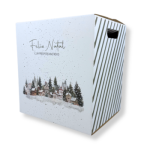 Caixa Cartão Cabaz Branca com Pegas 34x27x36cm Natal "Inverno Encantado" – Norpack - Image 3