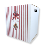 Caixa Cartão Cabaz Branca com Pegas 34x27x36cm Natal “Presente de Natal” – Norpack
