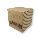 Caixa Cartão Cubo Presente Kraft Natal "Inverno Encantado"– Várias Medidas Disponíveis – Norpack - Image 4