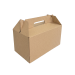 Caixa Cartão Lunch Box / Cabaz / Presente - 24,5x13,5x12 CM - Take Away/Presente/Pastelaria/Bolos – Norpack