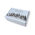Caixa Cartão Presente/Cabaz Branca / Kraft Natal "Inverno Encantado"– Várias Medidas Disponíveis – Norpack - Image 6