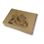 Caixa Cartão Presente/Cabaz Branca / Kraft "Vila Natal"– Várias Medidas Disponíveis – Norpack - Image 4