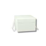 Caixa Cartão Presente Branca c/ cordão 245x245x180mm – Norpack