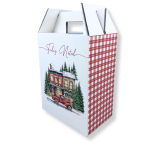 Caixa Cartão Presente/Cabaz Branca 26x17x34cm Natal “Clássico de Natal” – Norpack