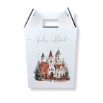 Caixa Cartão Presente/Cabaz Branca 26x17x34cm Natal "Viagem Encantada" – Norpack - Image 2