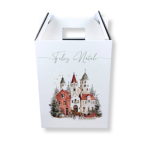 Caixa Cartão Presente/Cabaz Branca 26x17x34cm Natal "Viagem Encantada" – Norpack - Image 4