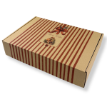 Caixa Cartão Presente/Cabaz Branca / Kraft "Presente de Natal"– Várias Medidas Disponíveis – Norpack - Image 5