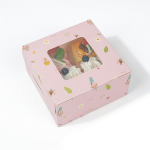 Caixa Cartolina Pastelaria Rosa 15,2x15,2x7,6cm – Norpack