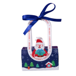 Caixa Cartolina Natal Azul 10x5.2x6cm /15.5cm Pack 5 unid – Norpack