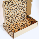 Caixa Postal C/ Padrão Leopardo + Obrigada (impressão no exterior e interior) – Envio de Encomendas com Estilo – Norpack - Image 6