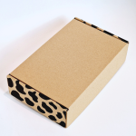 Caixa Postal C/ Padrão Manchas Vaca em preto + Obrigada (impressão no exterior e interior) – Envio de Encomendas com Estilo – Norpack - Image 3