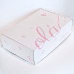 Caixa Postal C/ Padrão Olá em rosa – Envio de Encomendas com Estilo – Norpack - Image 2