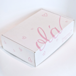 Caixa Postal C/ Padrão Olá em rosa – Envio de Encomendas com Estilo – Norpack - Image 6