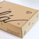 Caixa Postal C/ Padrão Olá em preto – Envio de Encomendas com Estilo – Norpack - Image 3
