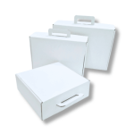 Caixas Cartão Postal Branca c/ Pega - Ideal para ECOMMERCE / Expedição / Cabaz / Presente / Quadros / Molduras / Livros – Norpack - Image 14