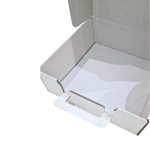 Caixas Cartão Postal Branca c/ Pega - Ideal para ECOMMERCE / Expedição / Cabaz / Presente / Quadros / Molduras / Livros – Norpack - Image 3