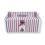 Caixa Cartão Cabaz Branca com Pega 32x21,5x12,5cm Natal “Presente de Natal” – Norpack - Image 2