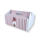 Caixa Cartão Cabaz Branca com Pega 32x21,5x12,5cm Natal “Presente de Natal” – Norpack