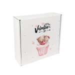 Caixa Cartão Branca 20x20x7cm Dia dos Namorados Cupcake do Amor – Norpack - Image 2