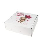 Caixa Cartão Branca 20x20x7cm Dia dos Namorados Urso do Amor – Norpack - Image 4
